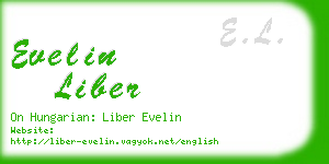 evelin liber business card